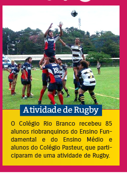 Atividade de Rugby no Colégio Rio Branco