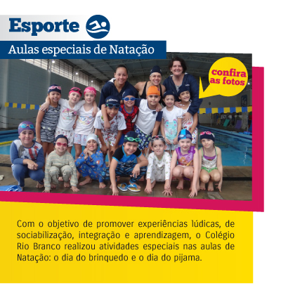 Esporte - Aulas especiais de Natação
