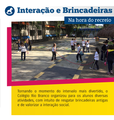 Interação e Brincadeiras - Na hora do recreio