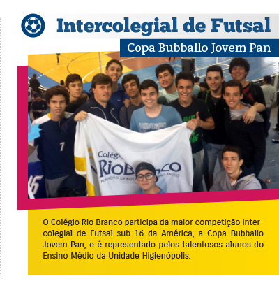 Intercolegial de Futsal - Copa Bubballo Jovem Pan