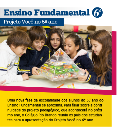 Ensino Fundamental - Projeto você no 6º ano