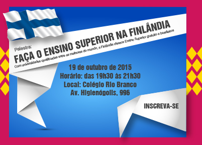 Palestra: Faça o Ensino Superior na Finlândia