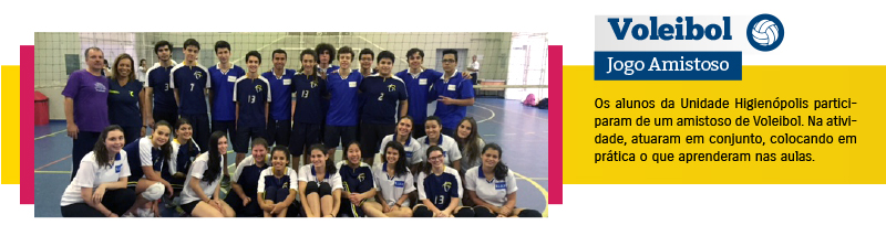 Amistoso de Voleibol no Colégio Rio Branco