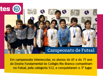 Alunos participam de Campeonato de Futsal