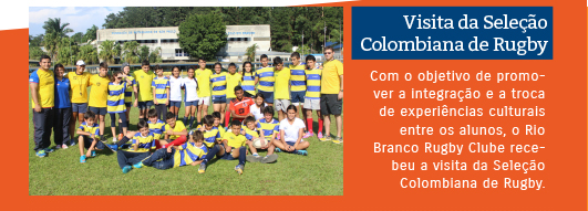 Visita da Selação Colombiana de Rugby