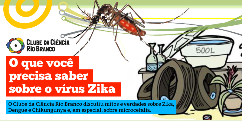 Clube da Ciência Rio Branco: Mitos e Verdades sobre Zika Vírus e Microcefalia