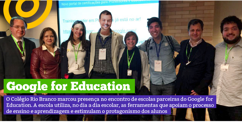 CRB participa de evento do Google for Education e apresenta a evolução de seu trabalho