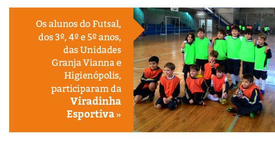 Viradinha Esportiva: solidariedade e Futsal
