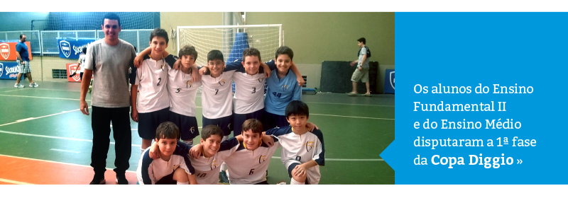 Alunos participam da Copa Diggio