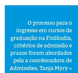 Como se candidatar para cursos de graduação na Finlândia