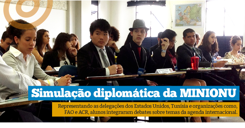MINIONU: alunos integram simulações diplomáticas
