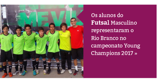 Alunos representam o Rio Branco na Young Champions 2017