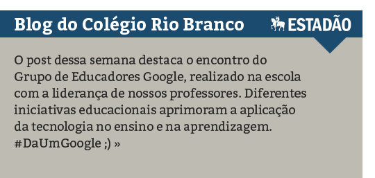 Blog do CRB no Estadão