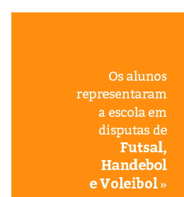 Alunos participam de olímpiada externa em diversas modalidades