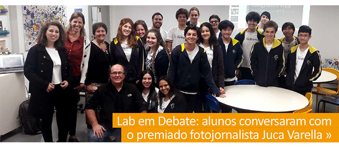 Lab em Debate: alunos conversam com fotojornalista