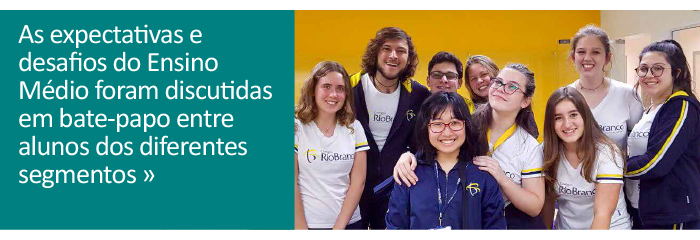 Alunos do Fundamental II conversam sobre os desafios e expectativas para o Ensino Médio