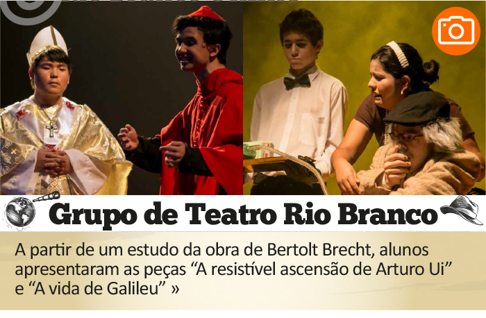 Grupo de Teatro Rio Branco apresenta peças de Bertolt Brecht