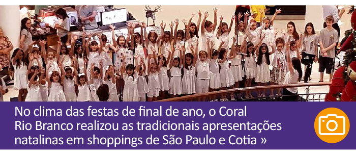 Coral Rio Branco realiza lindas apresentações natalinas