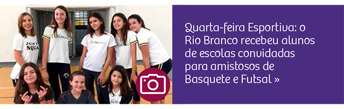 Quarta-feira Esportiva: escola promove amistosos e recebe campeão do Basquete