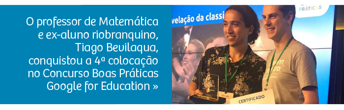 Professor é destaque no Concurso Boas Práticas Google for Education