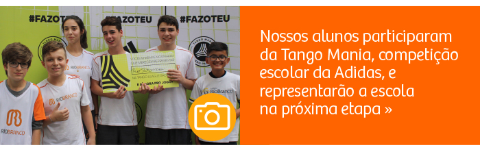 Alunos do Rio Branco participaram da competição esportiva Tango Mania