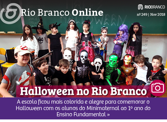Halloween no Colégio Rio Branco