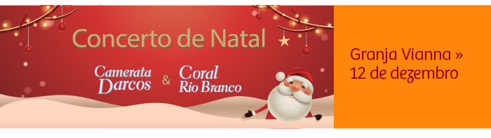 Concerto de Natal com Camerata Darcos e Coral Rio Branco