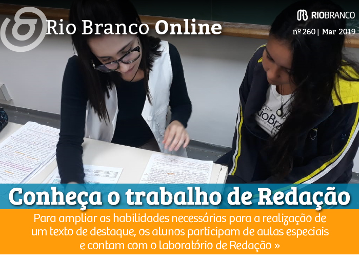 Conheça o trabalho de Redação no Colégio Rio Branco