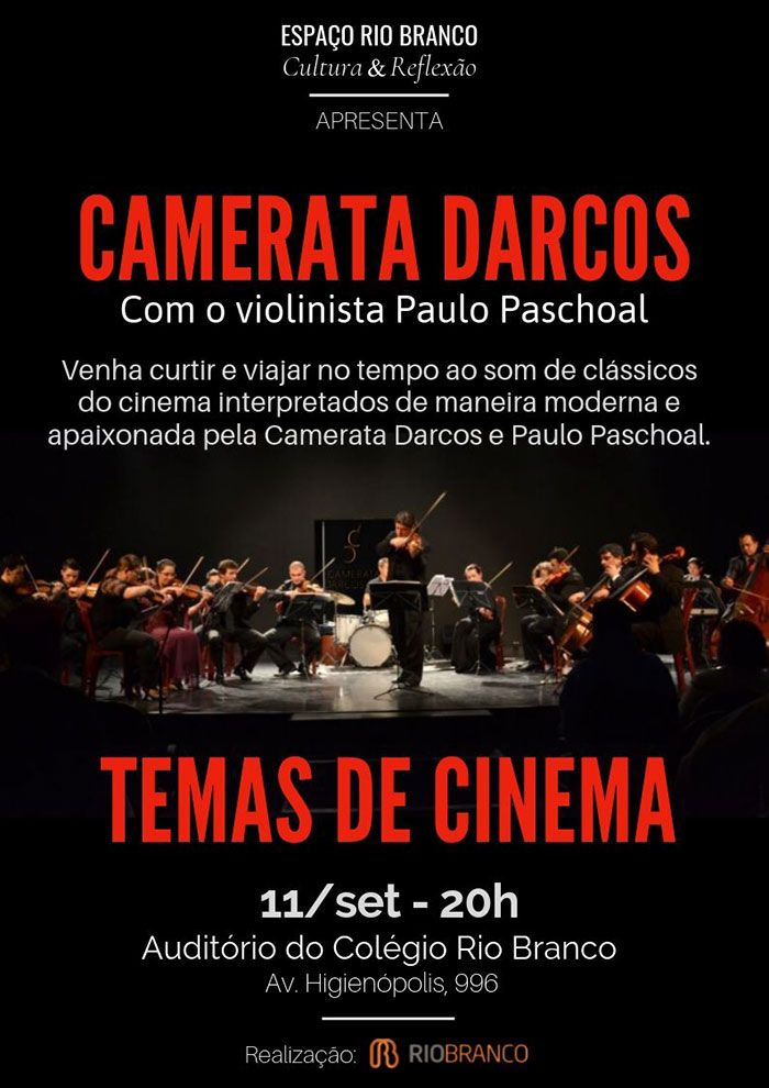 Camerata Darcos com o violinista Paulo Paschoal