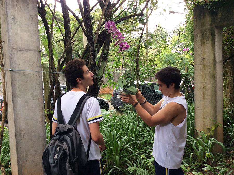 Despedida dos alunos do 3&ordm; ano do Ensino M&eacute;dio