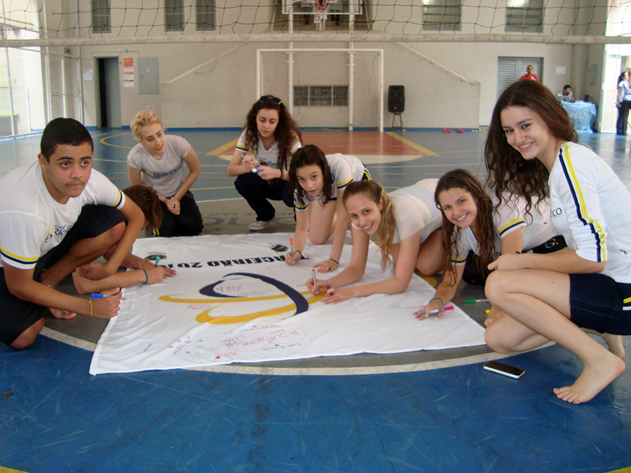 Despedida dos alunos do 3&ordm; ano do Ensino M&eacute;dio