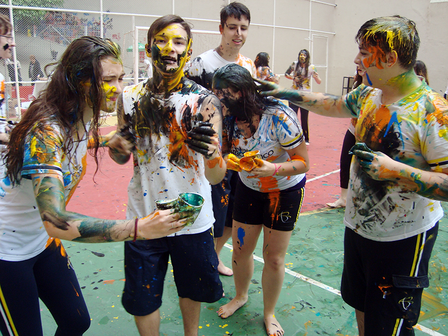 Despedida dos alunos do 3&ordm; ano do Ensino M&eacute;dio