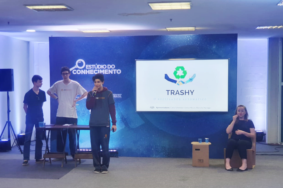 Alunos arrecadam 5 toneladas de lixo eletrônico e participaram da Greenk Tech Show 2019