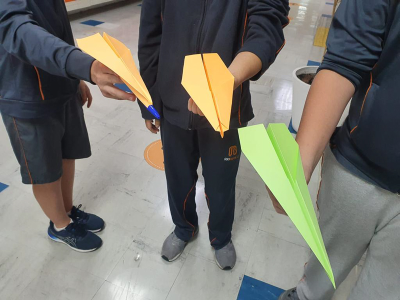 Design, Technology, and Innovation: alunos desenvolvem projeto sobre paper planes