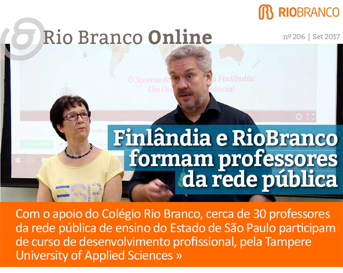 Finlândia e Rio Branco formam professores da rede pública