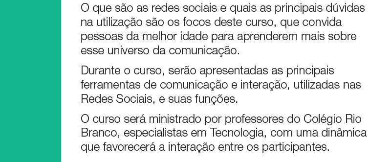 O uso das Redes Sociais na melhor idade