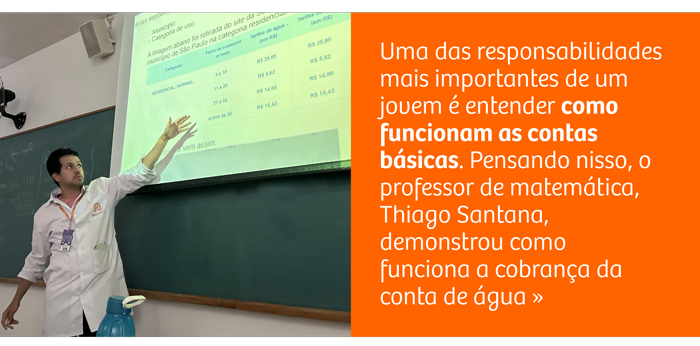 Explicando a cobrança da conta de água