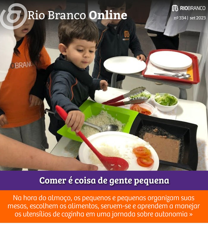 Comer é coisa de gente pequena e também de gente independente!