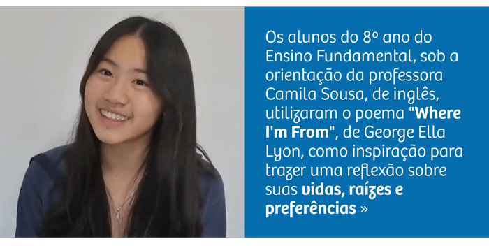 Poema inspira alunos do Rio Branco a contarem suas histórias