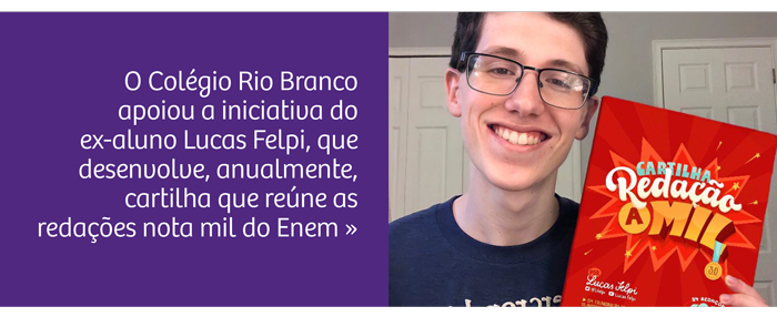 Rio Branco apoia produção de Cartilha Redação a Mil desenvolvida por ex-aluno riobranquino