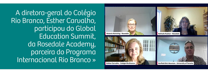 Diretora do Colégio Rio Branco participa do Global Education Summit, promovido pela Rosedale Academy