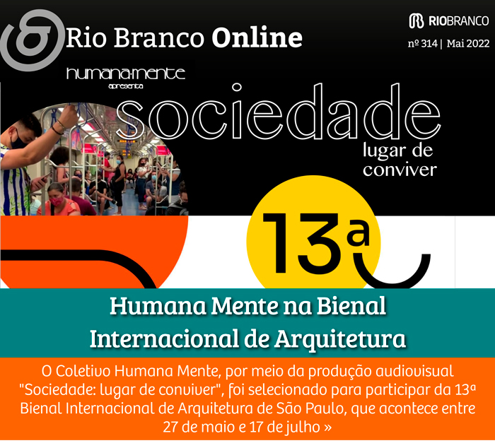 Coletivo Humana Mente na Bienal Internacional de Arquitetura de São Paulo